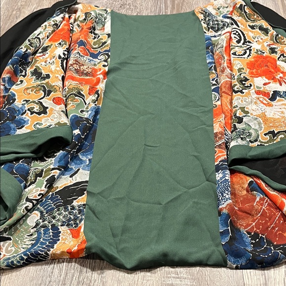 Zara Colorful Kimono Cardigan Size Medium - Picture 6 of 7